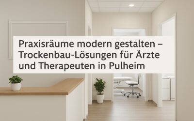 Praxisräume modern gestalten – Trockenbau-Lösungen für Ärzte und Therapeuten in Pulheim